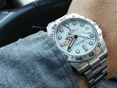 rolex explorer 2 wrist